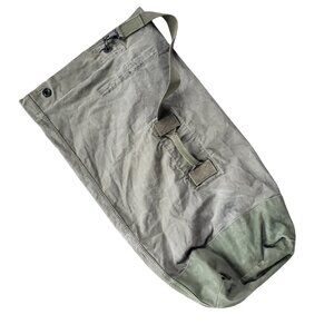 Vintage US Military Army Canvas Duffel Bag Large Utility Laundry Sack